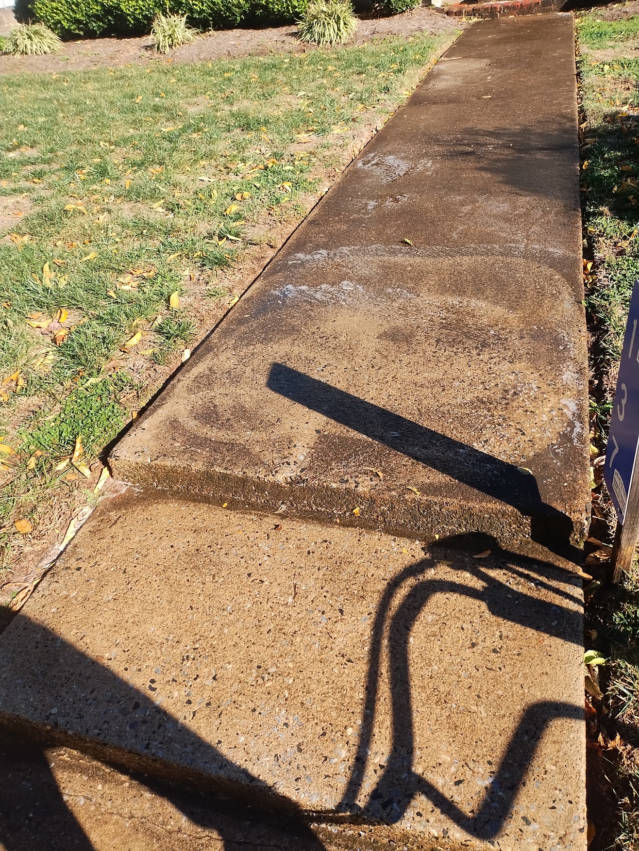 Dirty Concrete Driveway